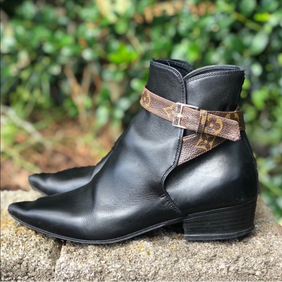 Louis Vuitton Shoes - 🖤 LOUIS VUITTON Monogram Canvas Ankle Boots